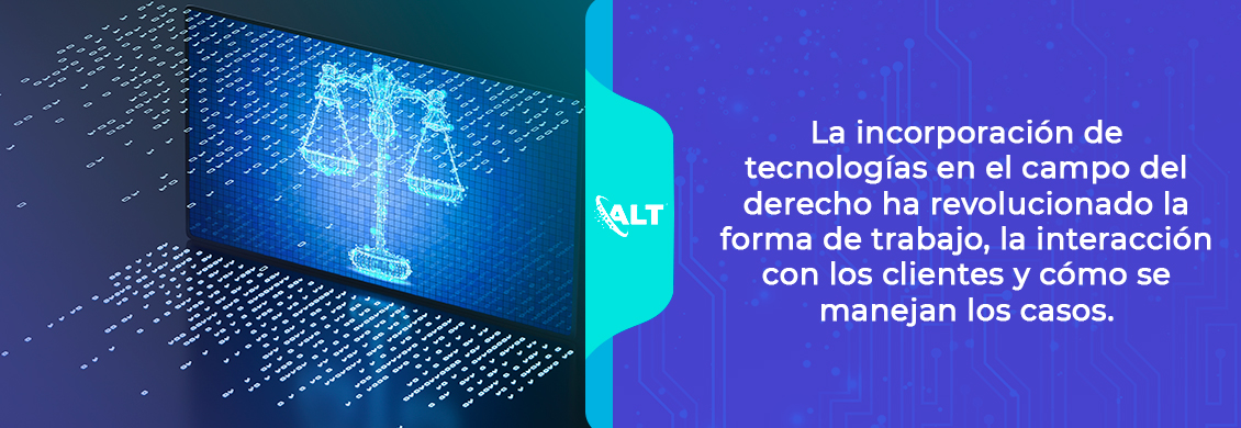 Descripción Gráfica de la Importancia que Tiene la Tecnología en el Derecho